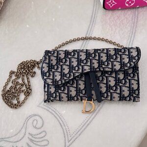 DIOR clutch shoulder crossbody wallet